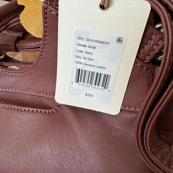 HOBO Brown Woven Leather Shoulder Bag